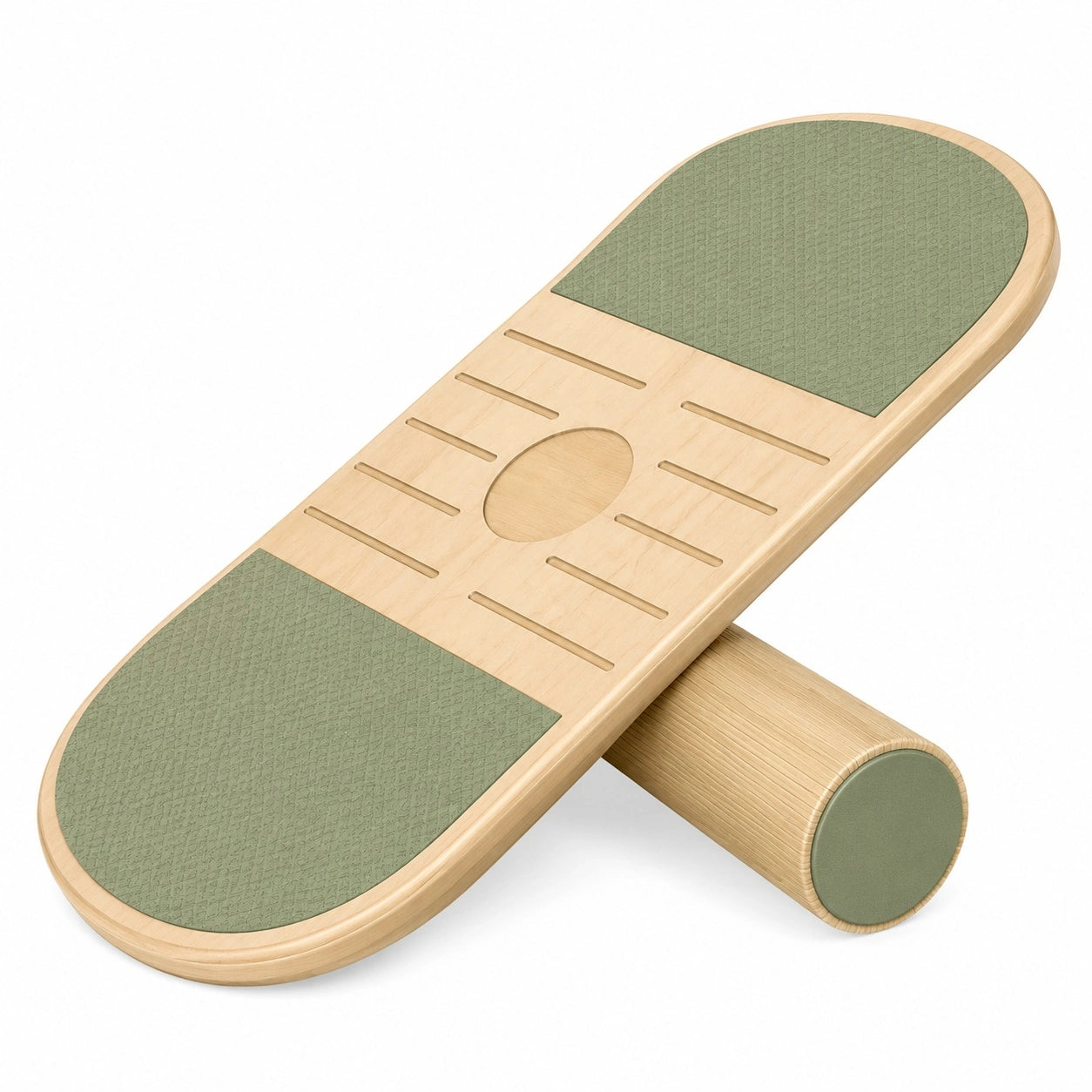 Comodino in legno verde con gambe in metallo dorato